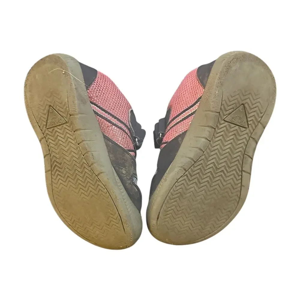 Girls Size 10 OshKosh Bgosh Pink and Gray Sneakers